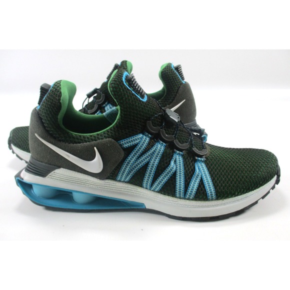 Nike Shox Gravity Men Size 9 AR1999-300 Sequoia Blue White Training‎ Shoes - Picture 1 of 12